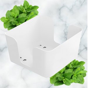 Салфетница С943БЕЛ "Смарт" белая (28)