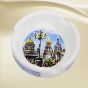 Пепельница 36-209 5,8см  Спас Исаакий графика
