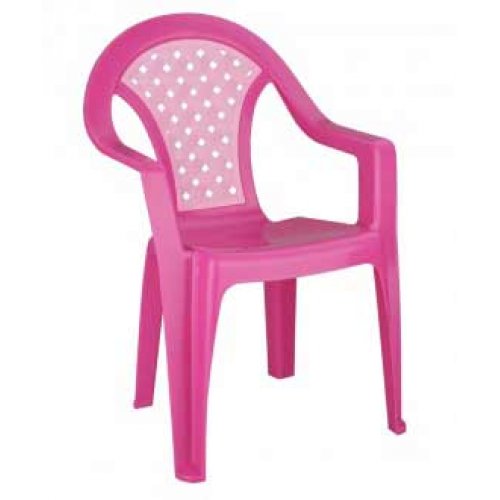 Кресло детское ПМ М2605 Плетёнка розовый (5)