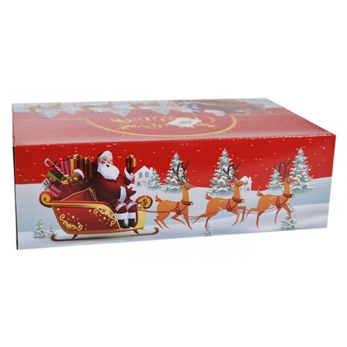 Сувенир Снежный шар AZ2021-395 Дед Мороз с новогодними фигурками (96)