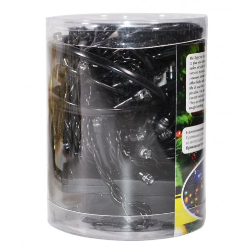 Гирлянда LED AZ2021-852 5м 50л тёплый пр.чёрный (100)