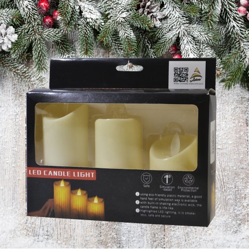 Набор свечей LED AZ2023-288 3шт. (120)