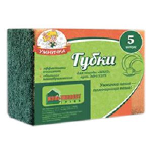 Губка д/посуды MPU0434/M PU3275 5шт.(40)