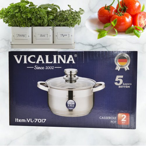 Кастрюля VL-7017 9.5л  d28см (6)