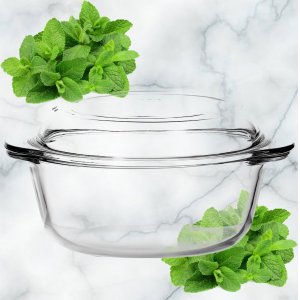 Кастрюля для запекания 59023  1,45 л с кр.(4)