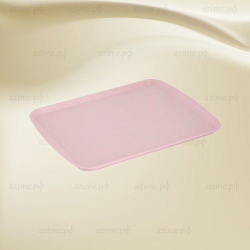 Поднос ПМ М8192 столовый розовый 430*300мм (10)