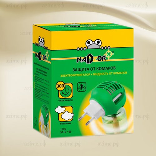 Комплект от комаров IKL 001H без запаха электрофумигатор в инд уп.+ жидкость 30 ночей NADZOR(24)