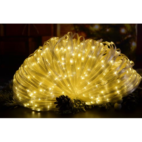 Гирлянда уличная LED AZ2022-233 100м 800л Капля пр.прозрачный цв.тёплый (20)