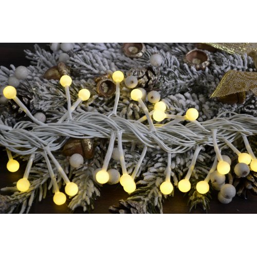 Гирлянда LED AZ2022-249 Шарики 6м 70л пр.белый цв.тёплый (60)