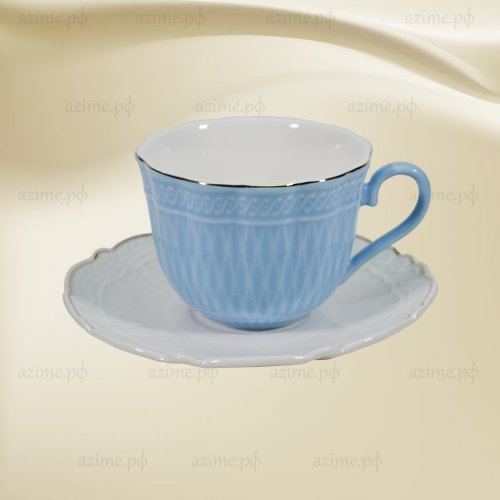 Чашка с блюдцем 133-186  250 мл  в под.уп.(36)
