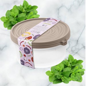 Набор контейнеров ПМ д/СВЧ С239МОКК Сальваре 1,7л 3шт. (18)