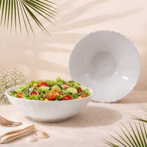 Салатник AZ2025-409 HBTW70  белый 500мл h8*18см (48)