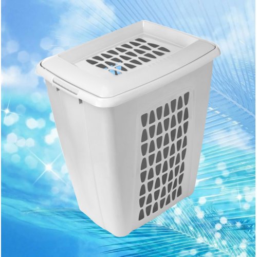 Корзина д/белья ПМ С701СЕР Молета 45.0л серая (5)